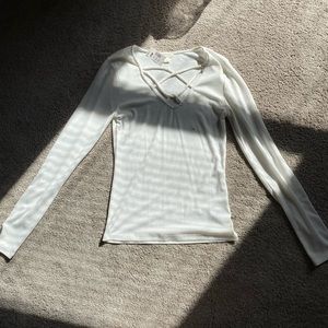 White Long Sleeve Aeropostale Shirt